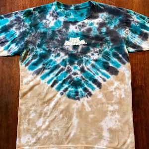 Sick Psychedelic Tie-Dyed Huf Worldwide Long Sleeve Tee